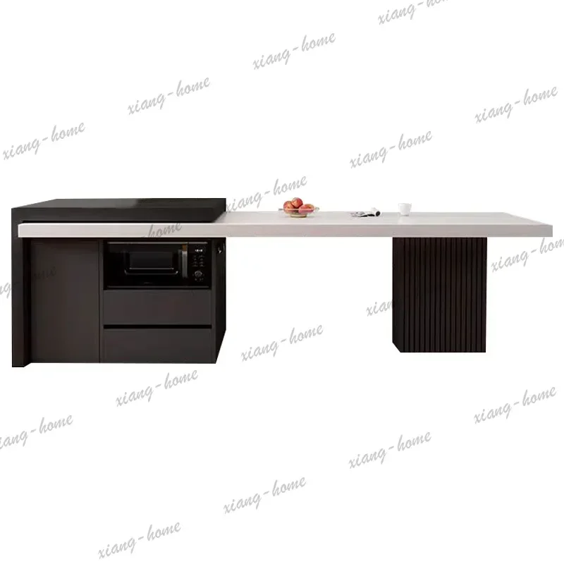 YJ Minimalist Japanese Dining Tables Modern White Stone Luxury Dining Room Table Extendable Nordic Mesas De Comedor Furniture