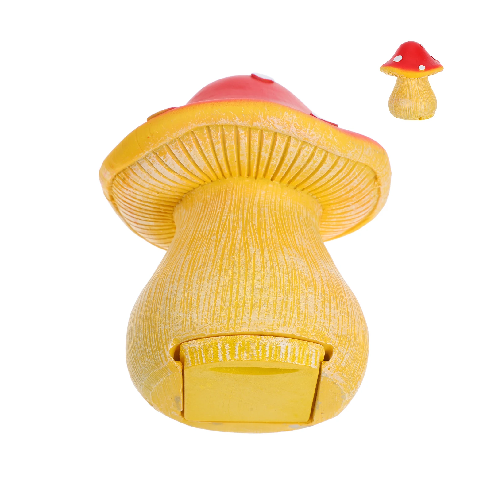 Mushroom Key Box Outdoor Decor Hidden Holder Red Storage Solution for Keys Money Small Items Durability Versatility Aesthetic