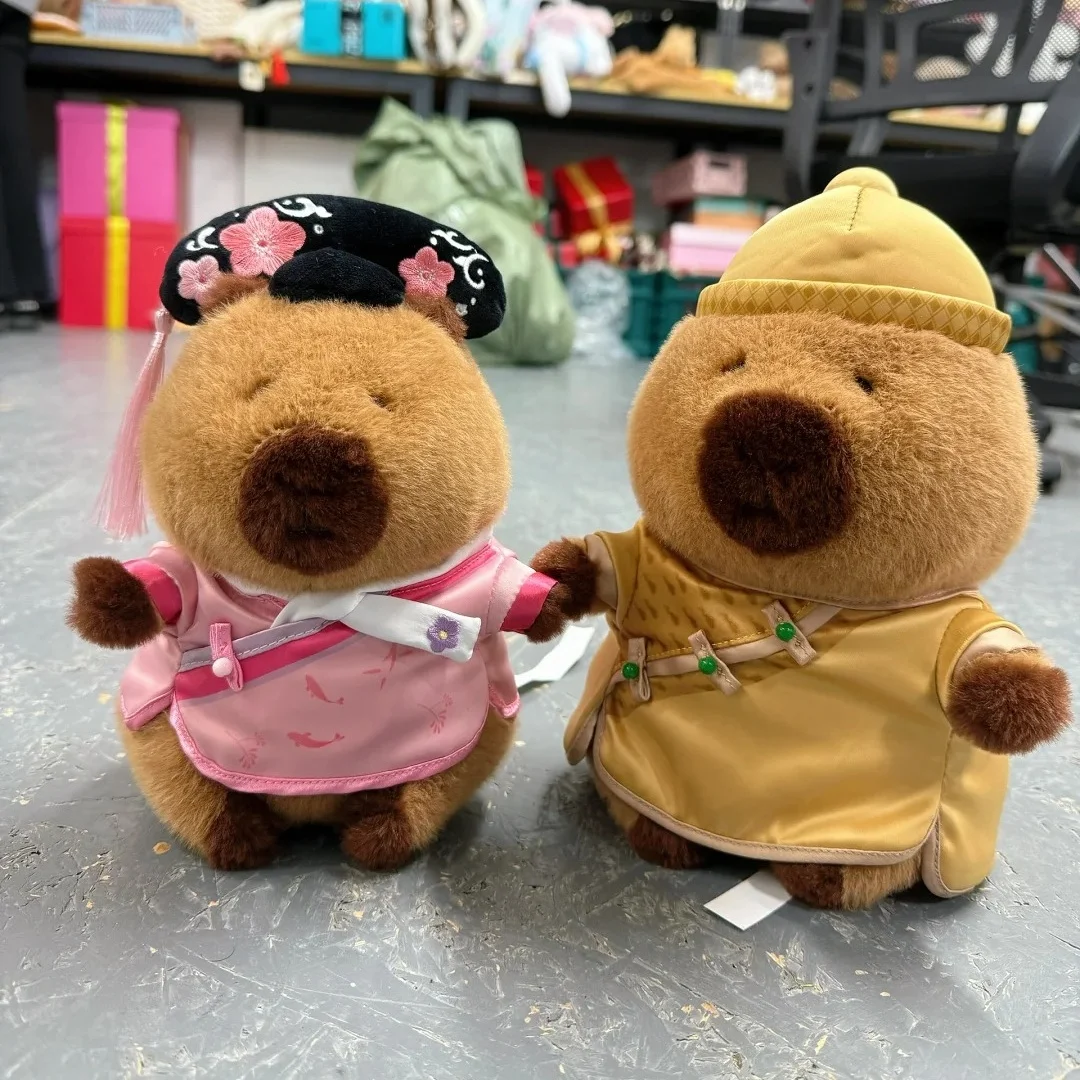 New Genuine Capybara Piglet x Empress Dowager Zhen Cp Plush Doll Cute Dolphin Doll Toy Pillow Decoration Children'S Holiday Gift