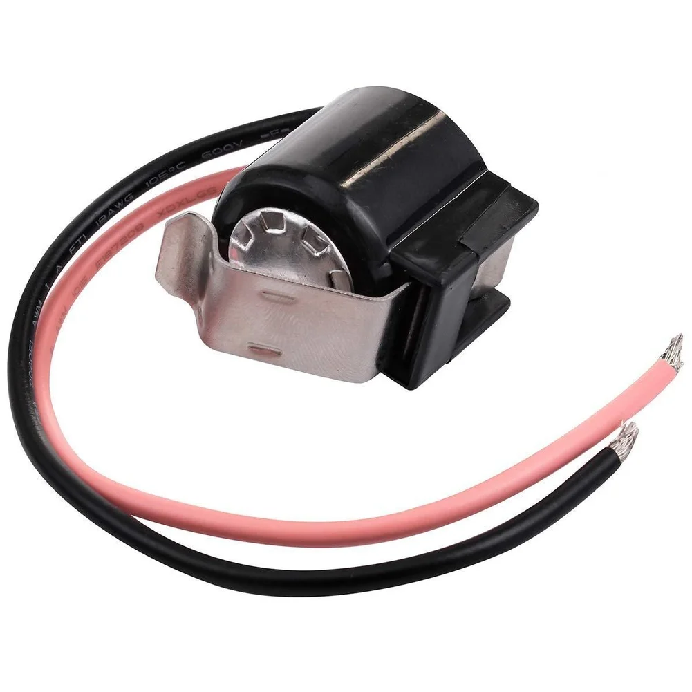 For refrigerator Defrost Thermostat Replacement Bimetal Sensor Works with Multiple Brands Maintains Optimal Cooling