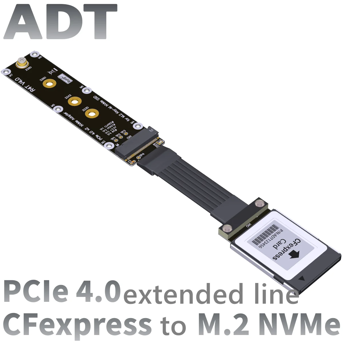 

CFexpress to M.2 NVMe extension line for Nikon Sony Canon Panasonic Fuji XBOX memory card