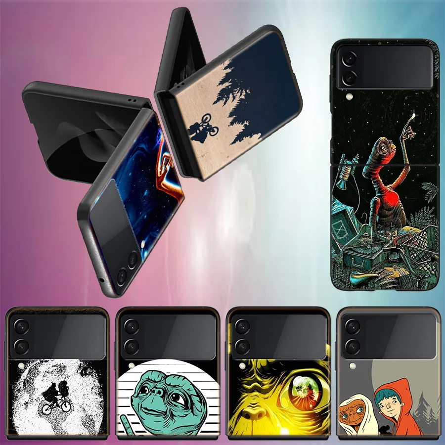 E.T. the Extra-Terrestrial Coque For Samsung Z Flip7 6 Galaxy Case Shockproof Z Flip5 Z Flip3 4 5G Hard Cover Phone TPU PC Hard