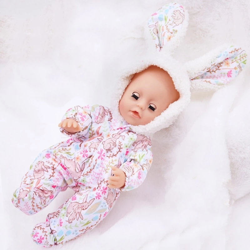 Lifelikes Soft Baby with Sleepwears and Hat Decoration for Children Over Dropship