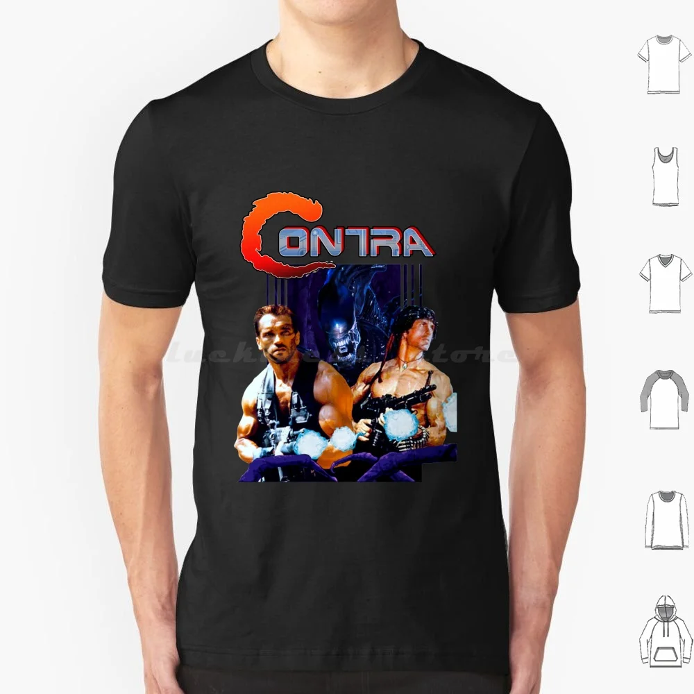 Schwarzenegger Commando And-Contra Game Parody T Shirt Men Women Kids 6xl Arnold Schwarzenegger Arnold Schwarzenegger Gym