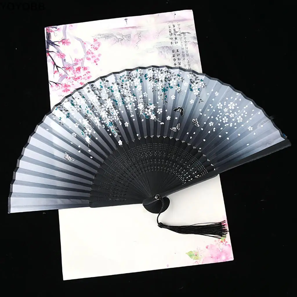 

Quality Multi-pattern Vintage Style Handmade Summer Gift Colorful Home Decoration Folding Fan Dance Hand Fan Fan Crafts