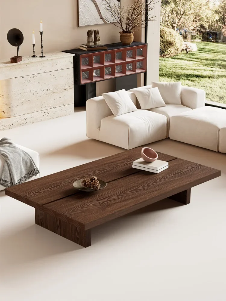 

Wabi Sandy Wind Solid Wood Coffee Table Small Apartment Household Japanese Tatami Kang Table Simple Homestay