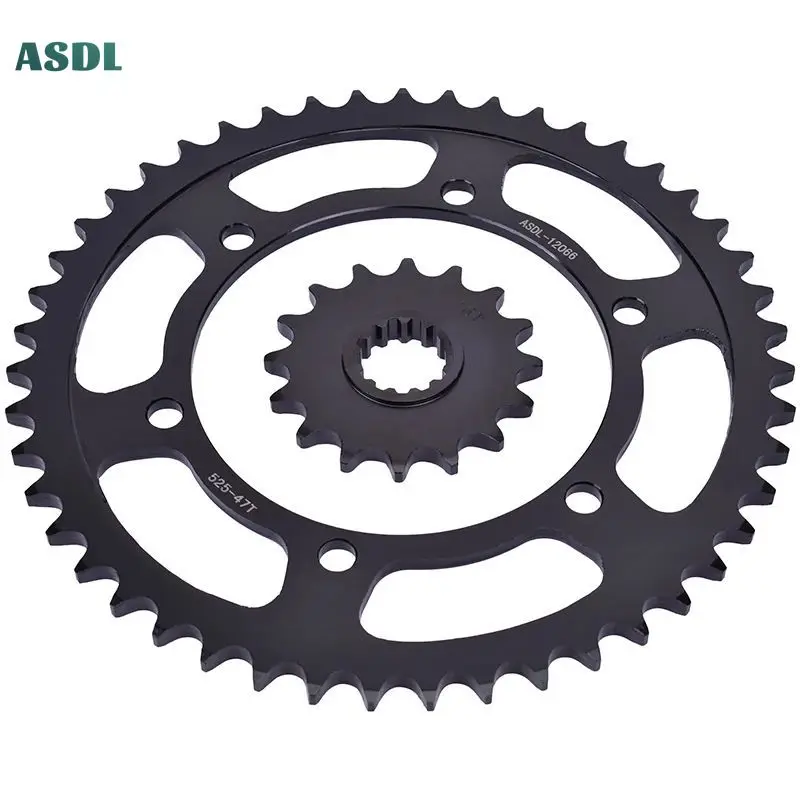 Front Rear Sprocket 525 16T 47T Gear Staring Wheel Set For Yamaha TDM900 5PS TDM 900A ABS FZ8 FZ8N FZ8S FZ-8 FZ-8S FZ-8N TDM 900