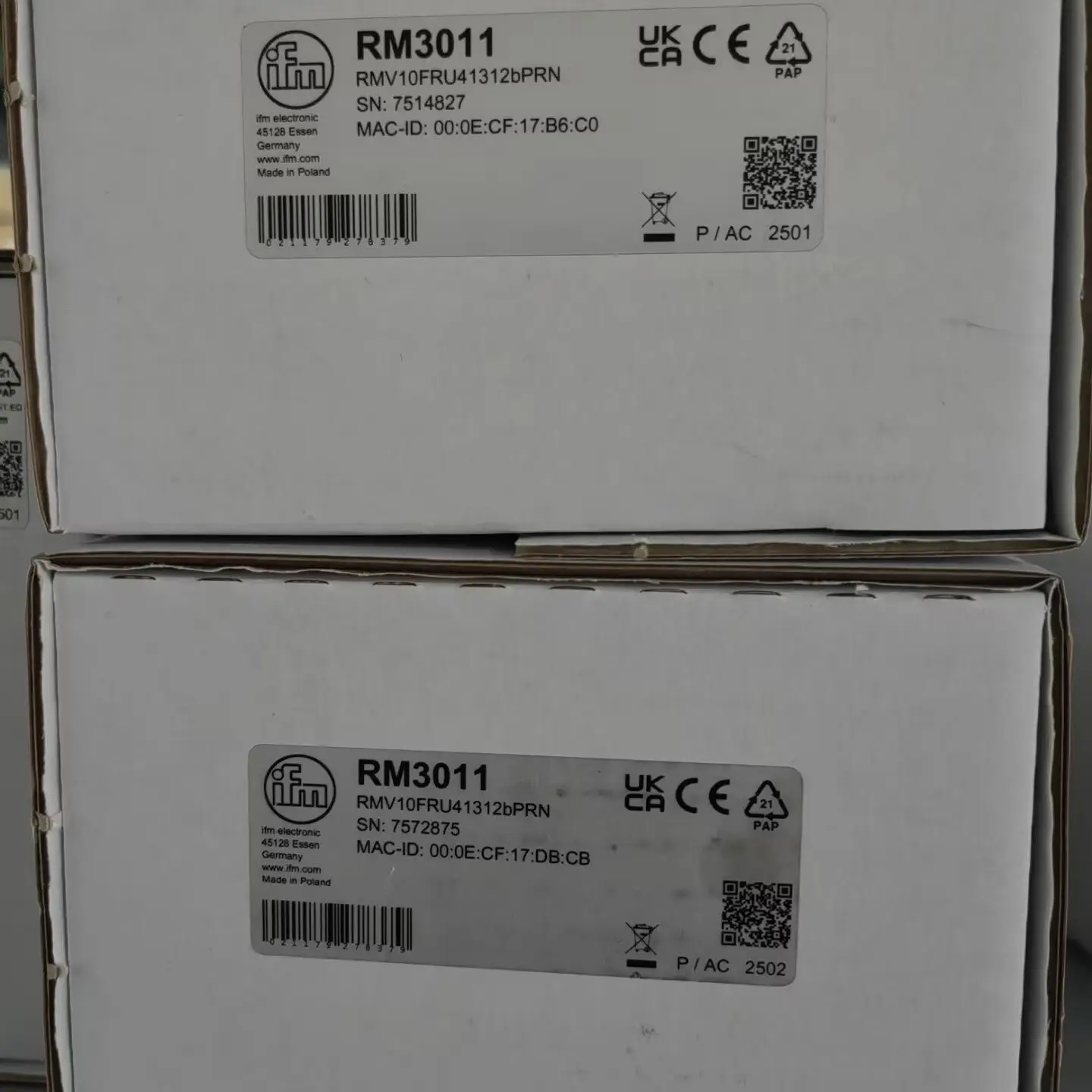 IFM encoder RM3011 RV3100 RVP510 RV3500