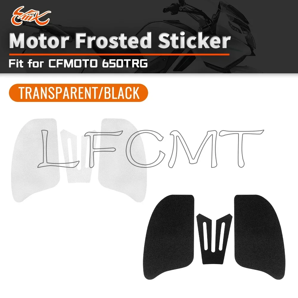 

Motorcycle Anti Slip Gas Fuel Tank Pad Protector Decals Sticker Knee Grip Traction Side Pads Kit Fit for CFMOTO 650TRG 650 TRG