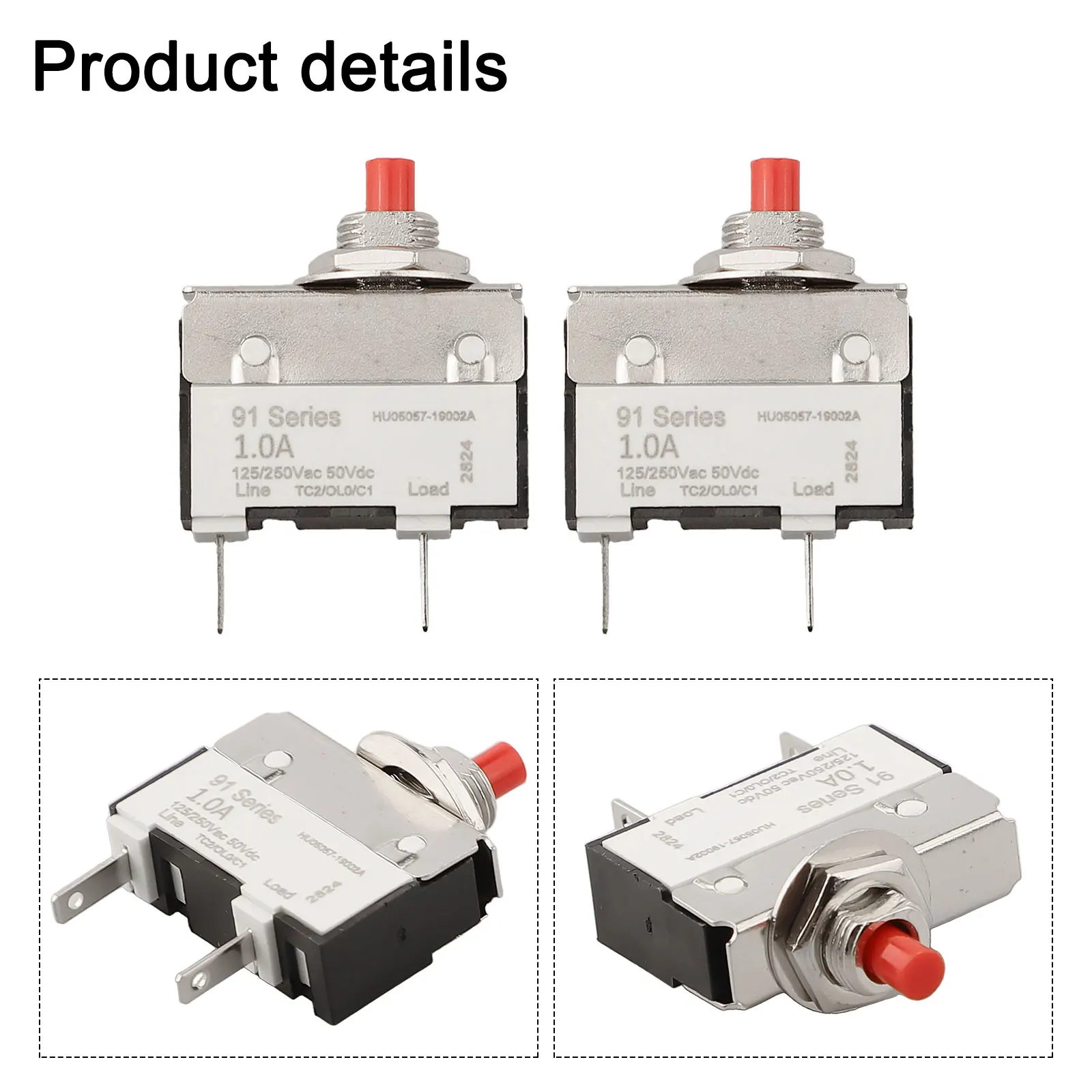 Circuit Breaker with Push Button Reset Mechanism Providing Effective Overload Protection in Various Electrical Devices