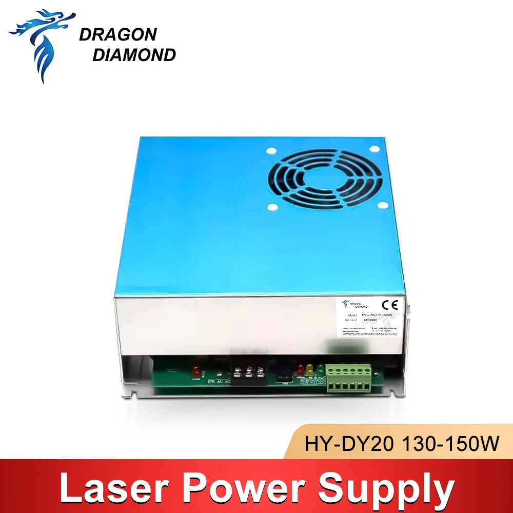 

DRAGON DIAMOND DY20 150 Вт CO2 лазерный источник питания для RECI Z6/Z8 W6/W8/S6/S8 лазерная трубка для co2 лазерной гравировальной машины