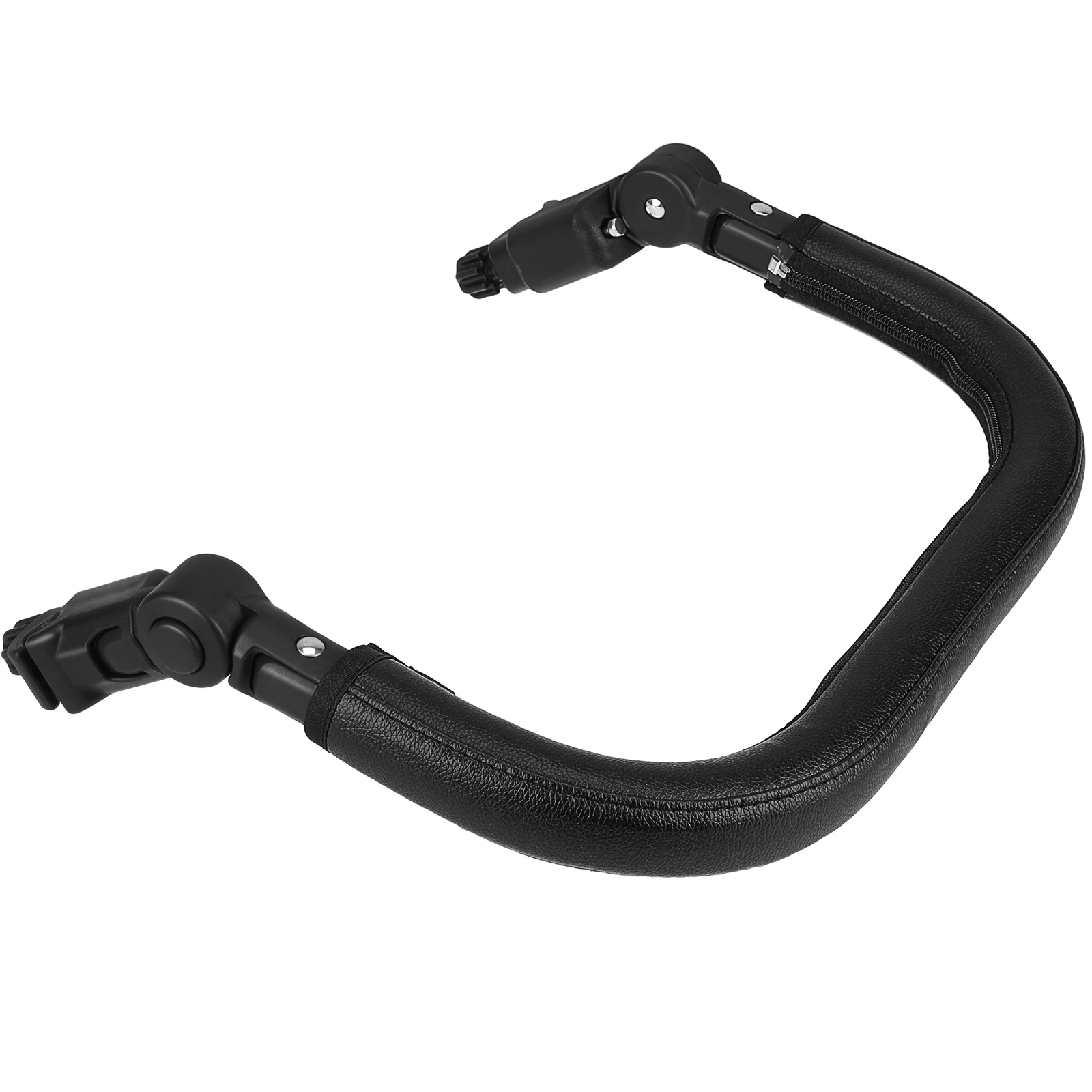

Stroller Bumper Handle Replacement Thickened Iron Pipe PU Cover Waterproof Foam Padding Strong Load Bearing Universal