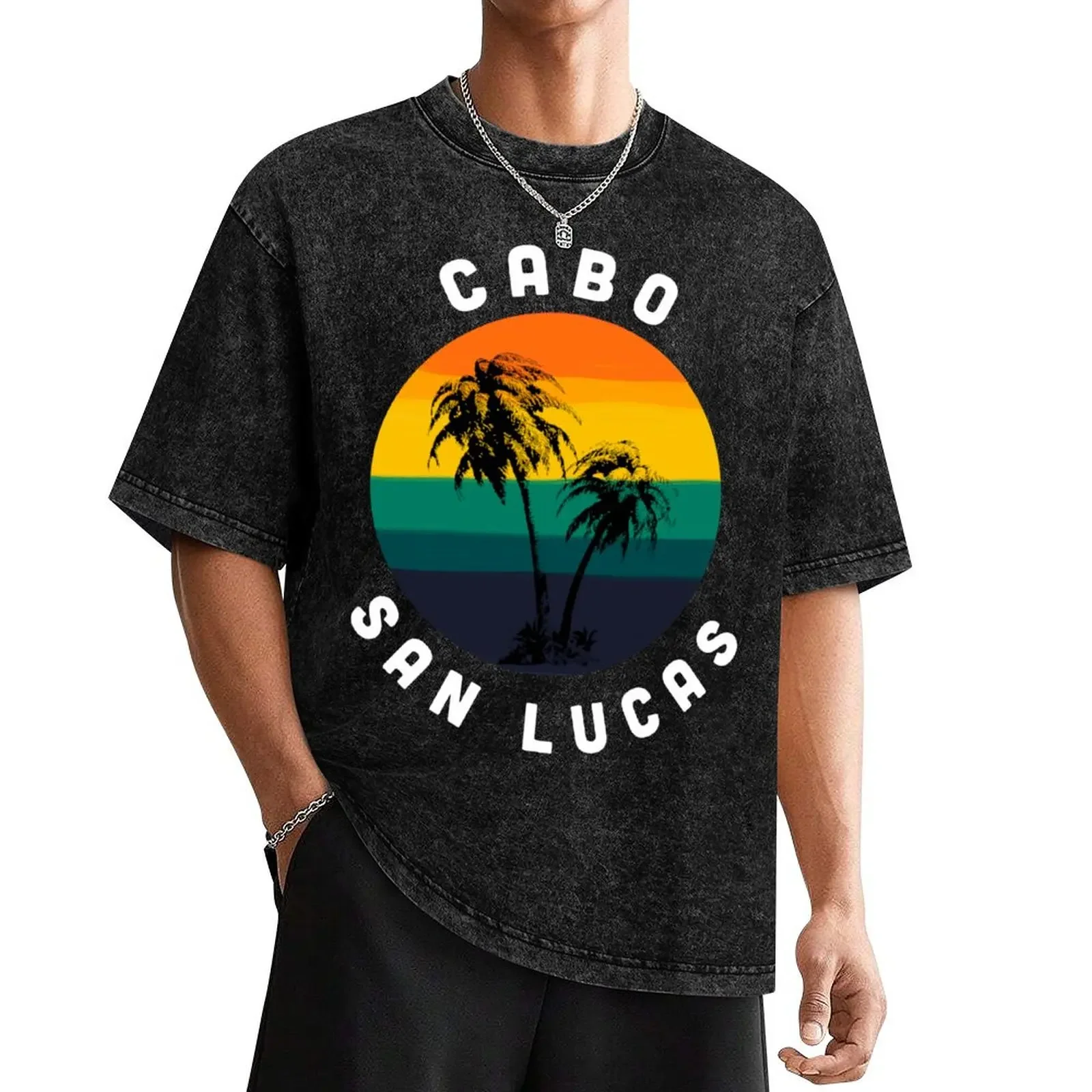 

Cabo San Lucas Souvenir Mexico Family Group Trip Vacation T-Shirt Aesthetic clothing oversized new edition mens t shirts pack