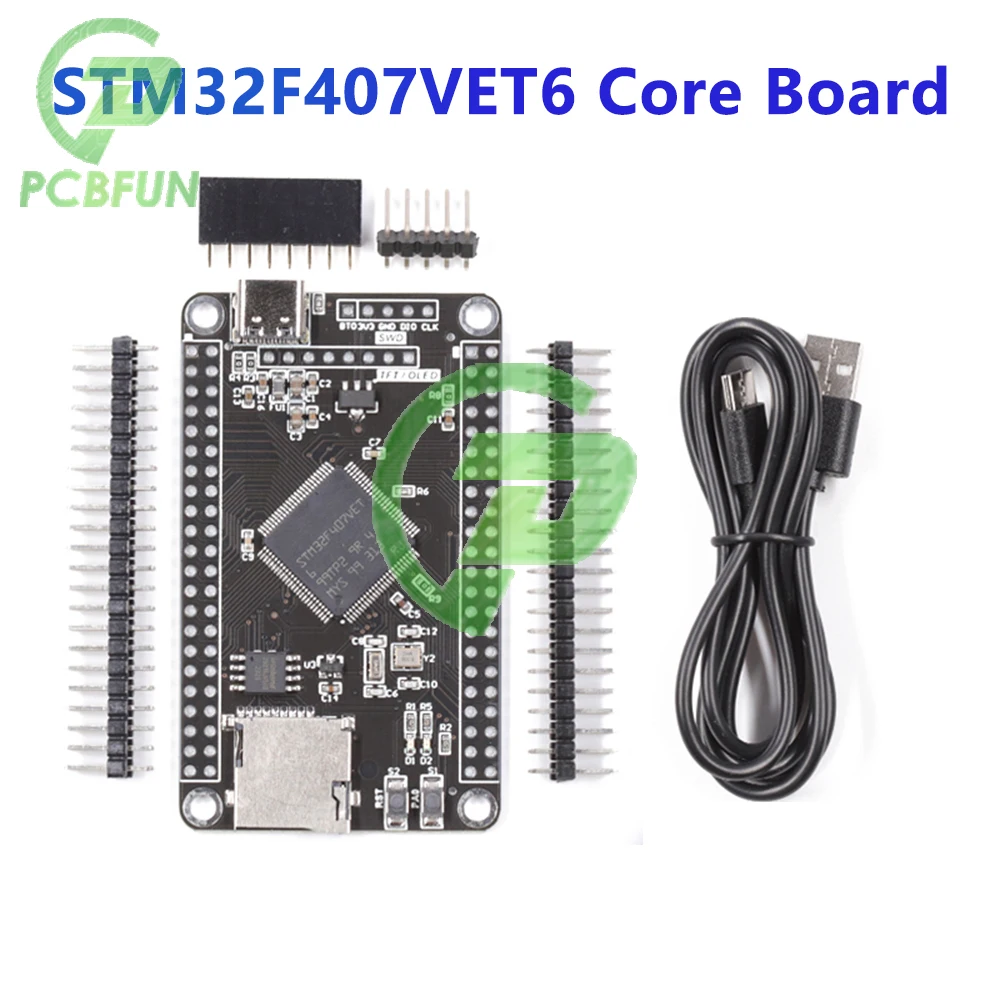 STM32F407VET6 PM32F407VGT6 STM32F407VGT6 Placa central Placa de desarrollo de aprendizaje Placa de sistema Microcontrolador Placa de aprendizaje STM32