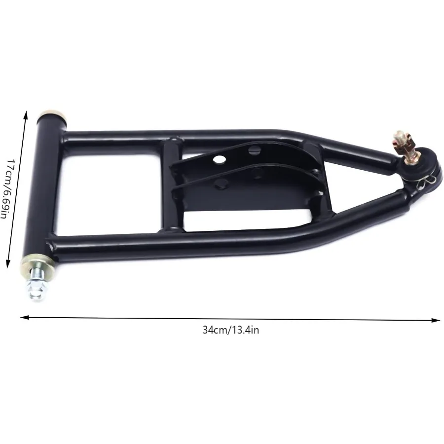 Conjunto de brazo basculante de suspensión delantera, Kit de choque de suspensión de brazo oscilante superior e inferior para Buggy DIY, ATV eléctrico, Quad Bike, Buggy, Go Kar
