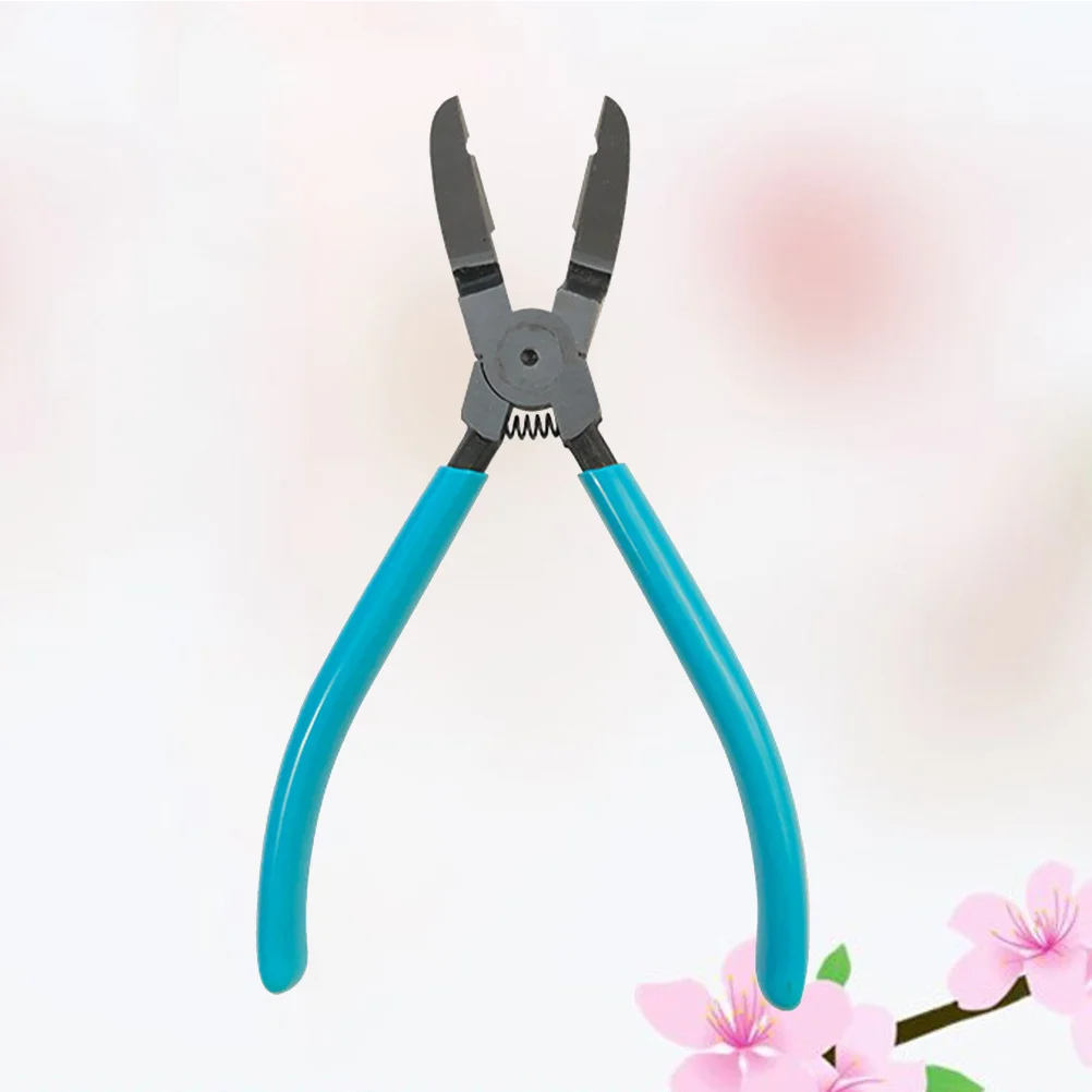 

6.5 Inch Door Removal Pliers Silver Saving Return Spring Design Trim Tool for Auto Body and