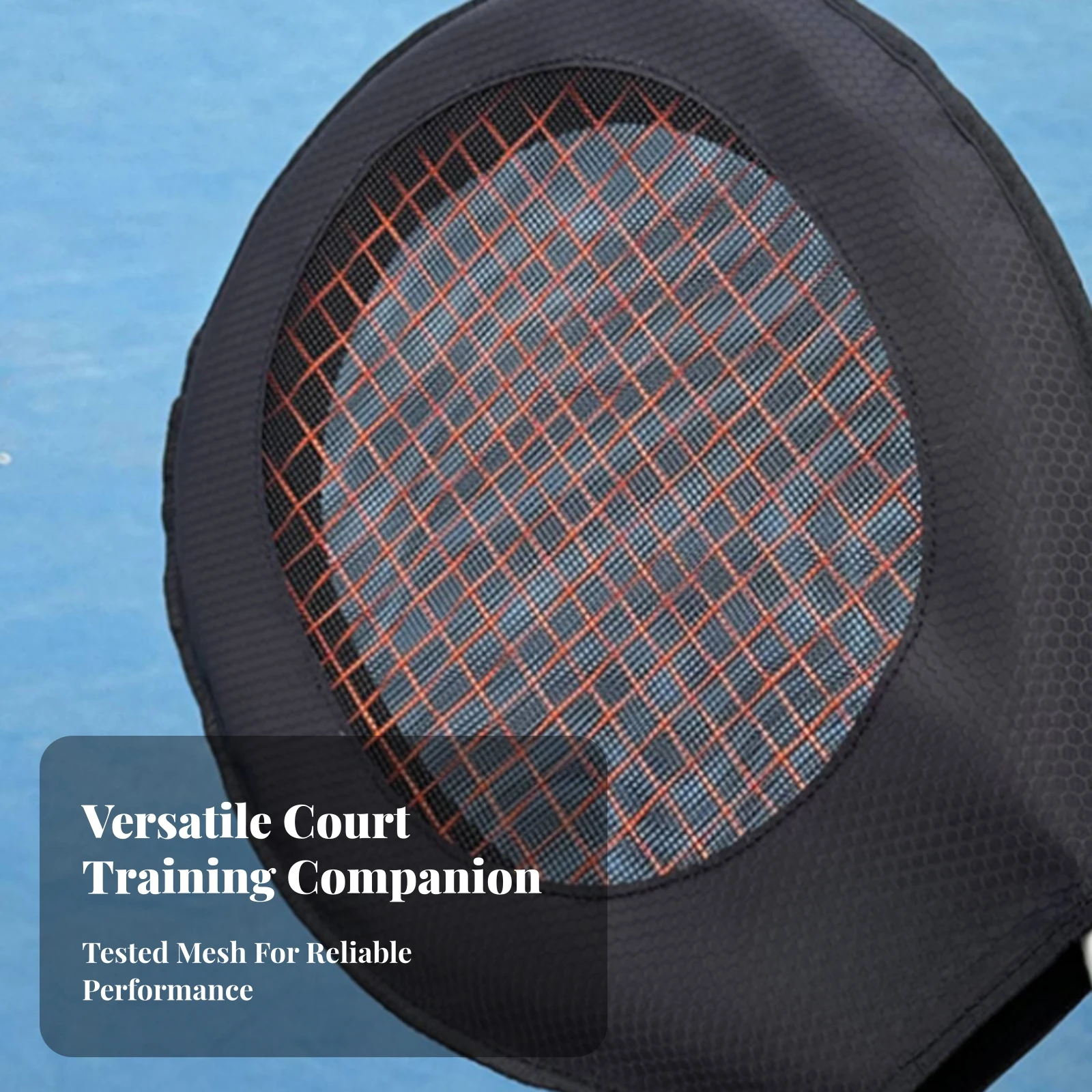 Tennis Racket Head Resistance Cover Breathable Tennis Racket Head Cover with Mesh Panel Scratch-Resistant Standard Fit