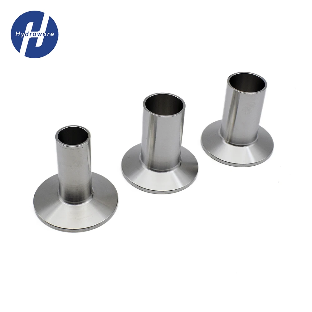 50mm Height 19/25/32/38/45/51/63/76/89/102mm SS304/316 Stainless Steel Quick Connection Tri Clamp Long Weld Ferrule Welding Pipe