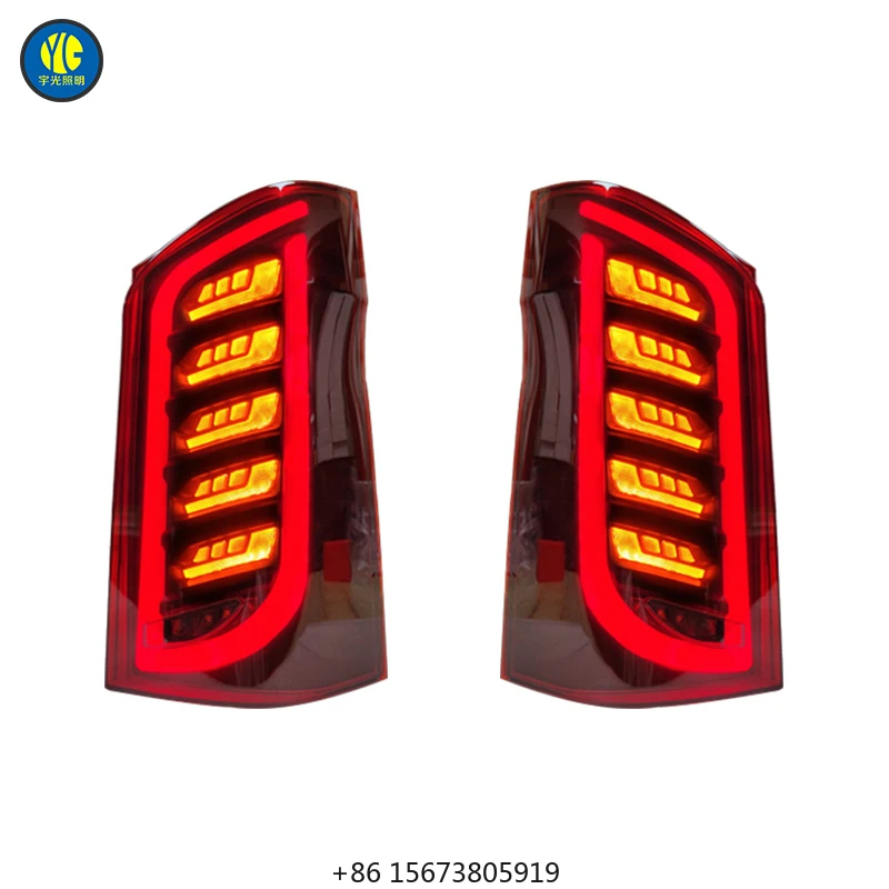 

for V Class Vito V260 W447 2016-2021 LED Taillight Rear Lamp Upgrade Automotive Accessories Tail Lamp