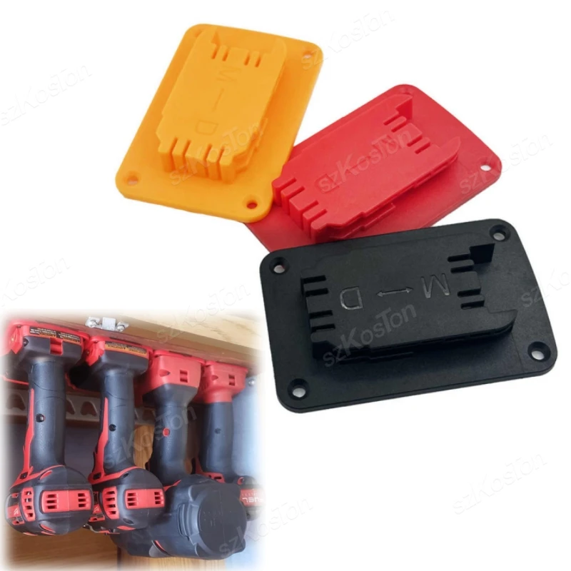 Electric Tool Holder for Milwaukee Drill Tools Battery Holder for Dewalt 14.4V 18V 20V Battery Mount Dock Holder Fixing Seat