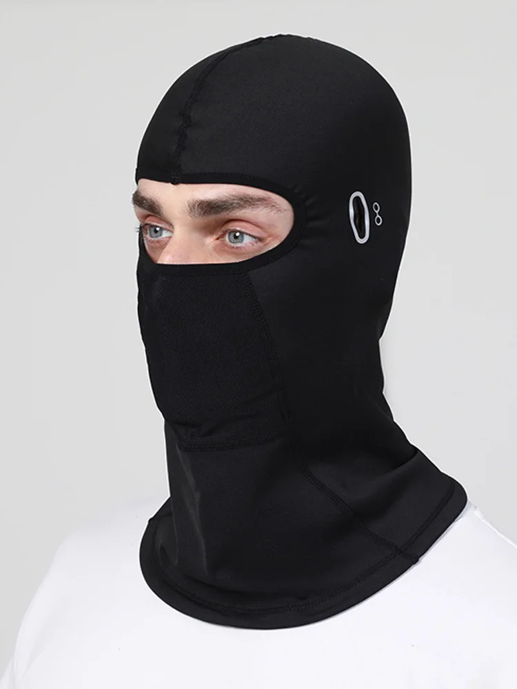 AliExpress Men's Beanie Hat Knitting Balaclava Hat Set with Ear Warmer Solid Color Breathable Face Mask Cycling For Outdoor Sports