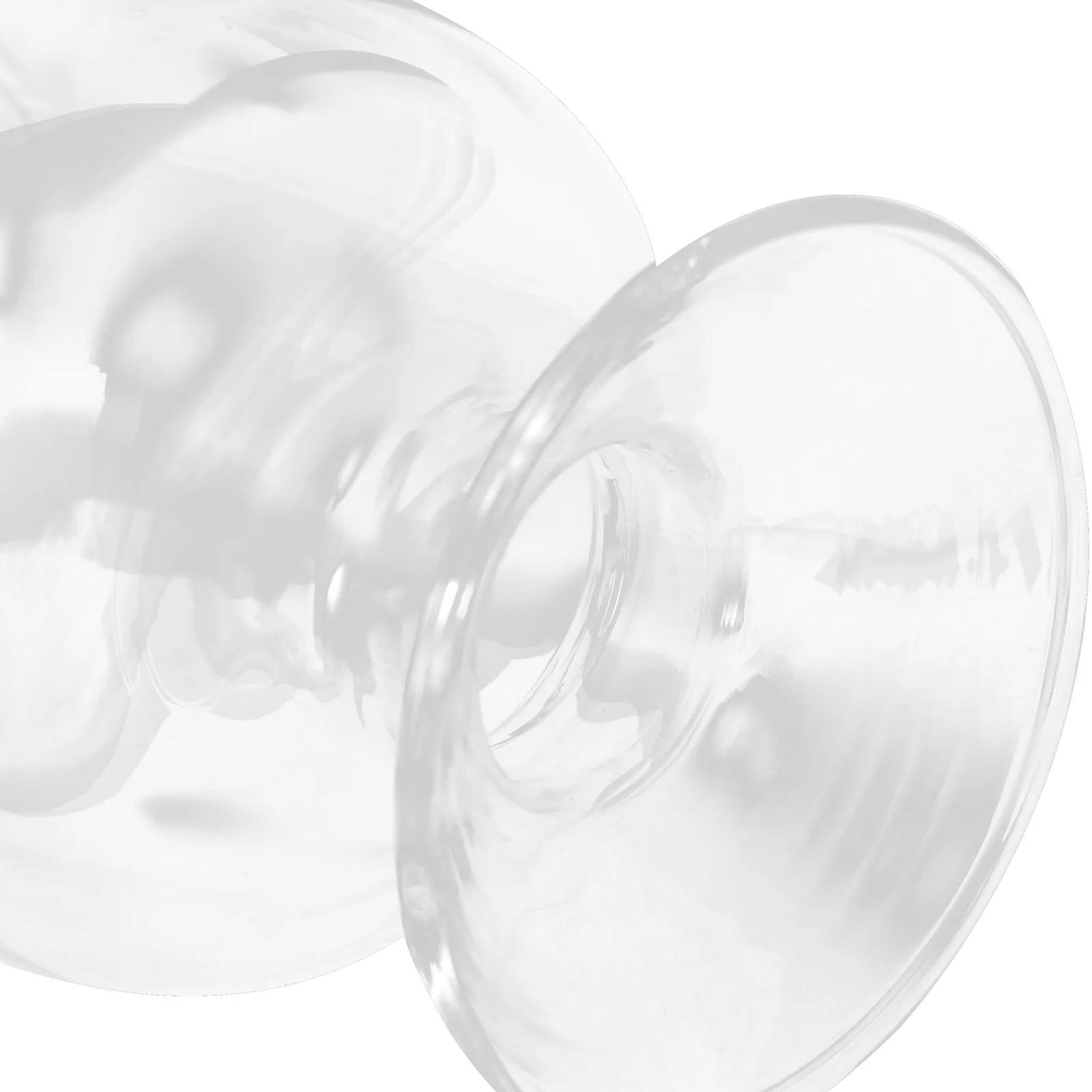 

Elegant Glass Bottle Transparent Material Tight Sealing Silicone Plug Ideal for Artwork Display and Storage Glass Bottle