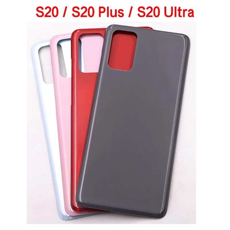 New For Samsung Galaxy S20 / S20 Plus / S20 Ultra G980 Battery Back Cover Rear Door 3D Glass Panel Housing Case Adhesive Replace