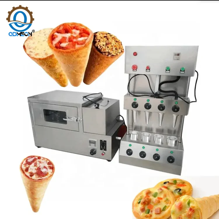

QDMECH Quality Assured 1200w Crisp Waffle Pizza Machine Ice Cream Wafer Cone Maker Electric With Great Price