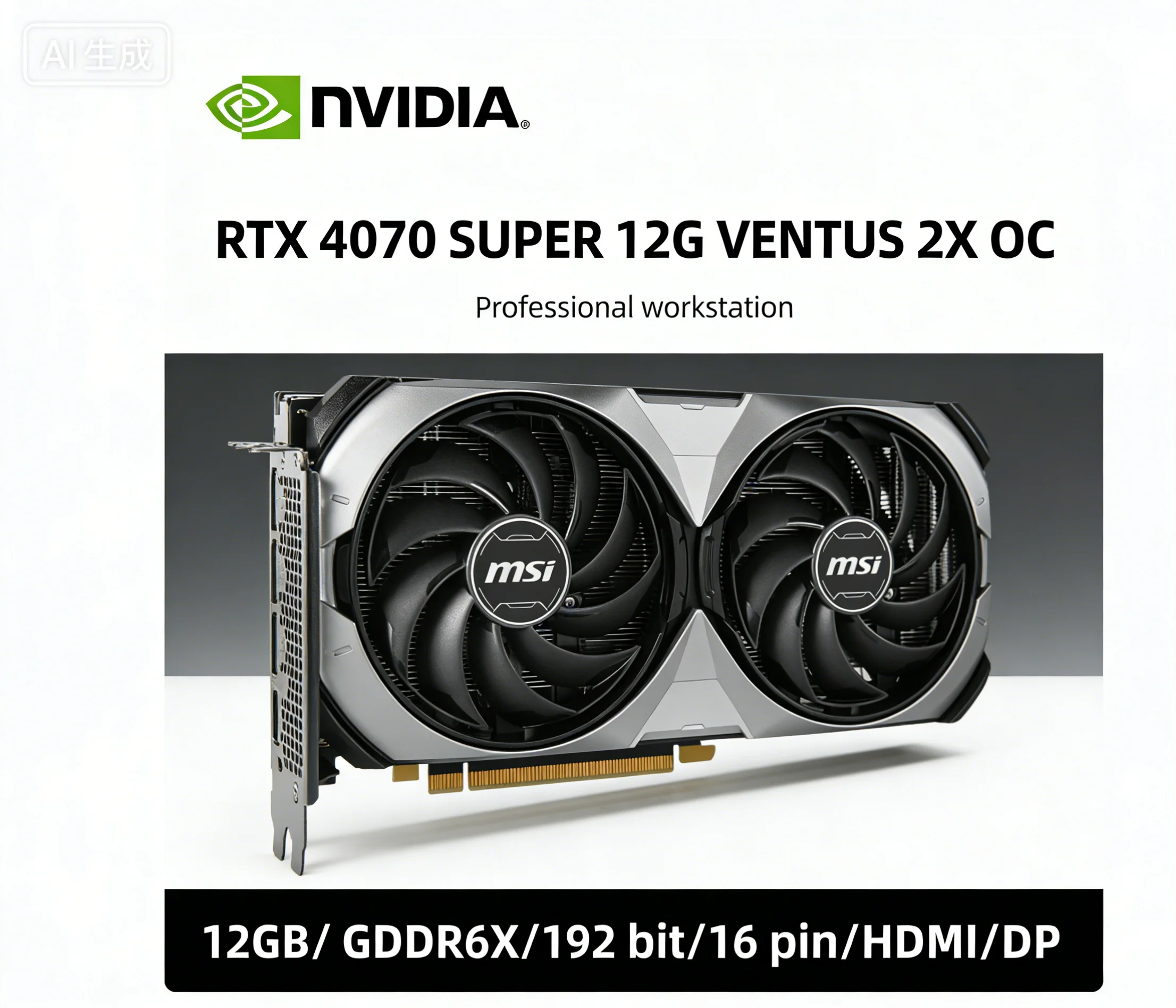 Msi Nvidia Rtx 4070…
