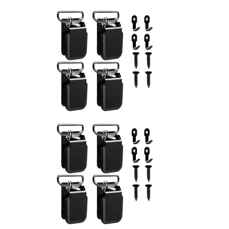 Fine Workmanship 16 Pack Heavy Duty Tapestry Hangers Clamps, Anti-Slip Quilt Hangers For Wall Hangings, Rugs, Carpets, Blankets