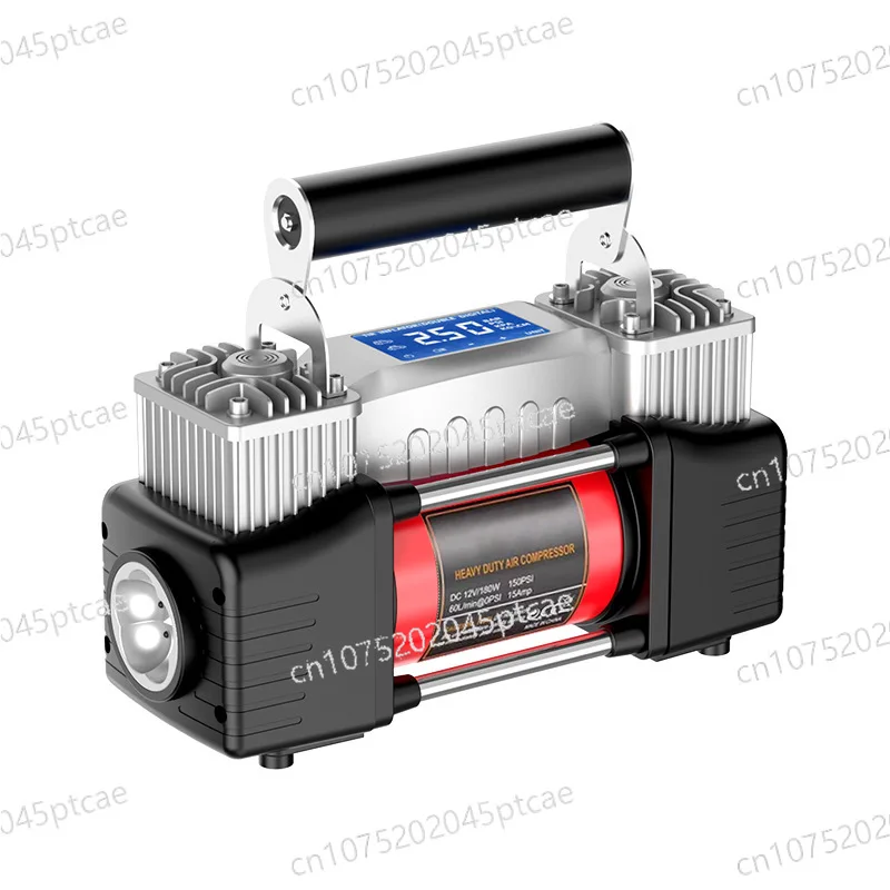 

Car Air Pump Double Cylinder High Power Car Air Pump Tire 12V Electric High Pressure Digital Display Pump Portable