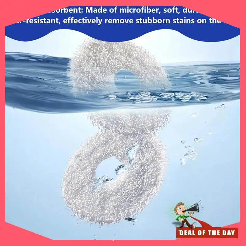 ملحقات مسح الملابس لـ Dreame L20 Ultra، منظف لـ Dreame L10s Ultra، وسادة ممسحة مبللة من الألياف الدقيقة قابلة للغسل