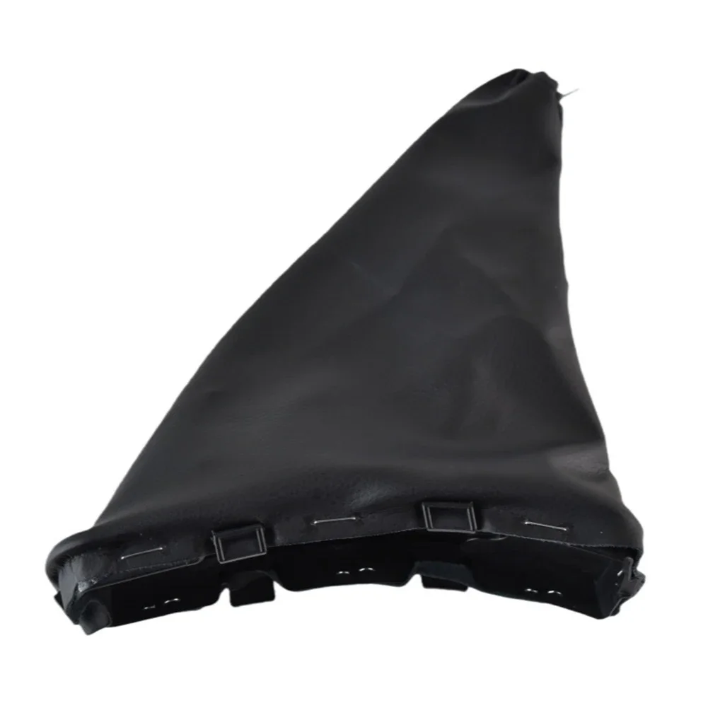Accessory Handbrake Boot Black Handbrake Cover Leather Wear-resistant Non-deformation Easy To Install Car Interior