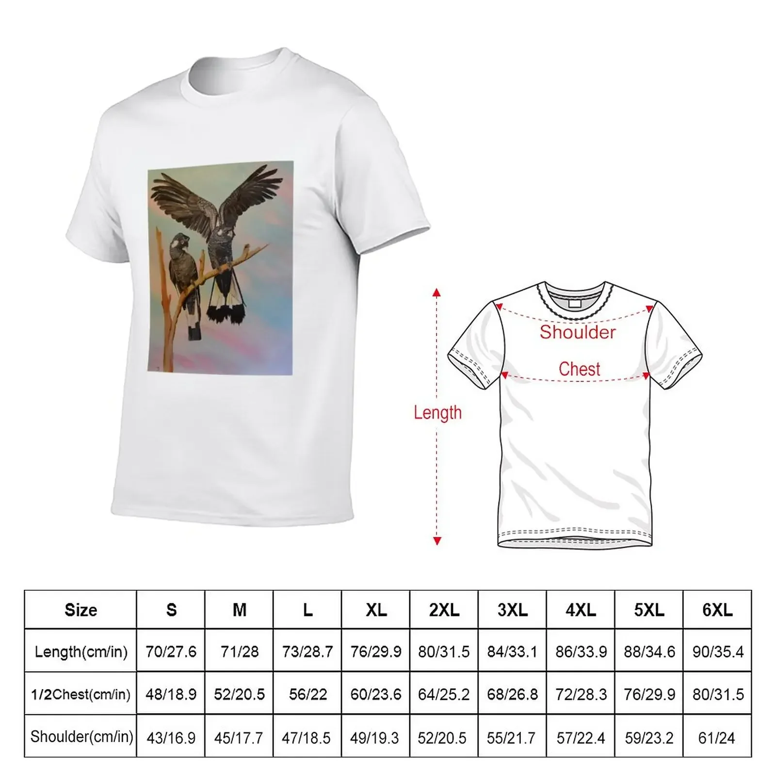 New Carnaby Cockatoos T-Shirt baggy shirts street wear graphics plus sizes big and tall t shirts for men