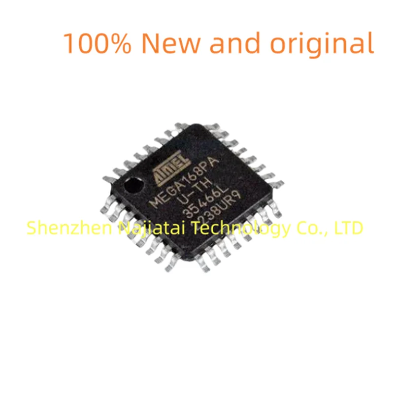 

10PCS/LOT 100% New Original ATMEGA168PA-AU ATMEGA168PA ATMEGA168 QFP32 IC Chip