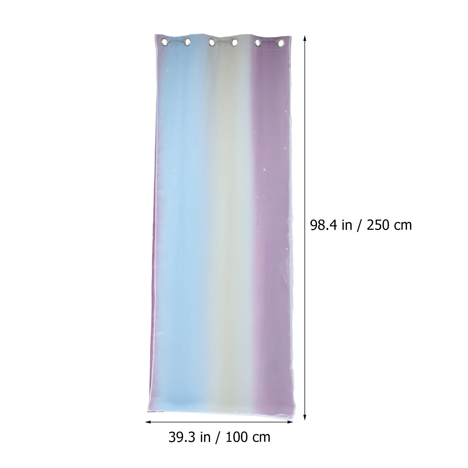 

Double Layer Mesh Curtain Shading Heat Insulation Gradual Change Living Room Bedroom Privacy Protection Easy