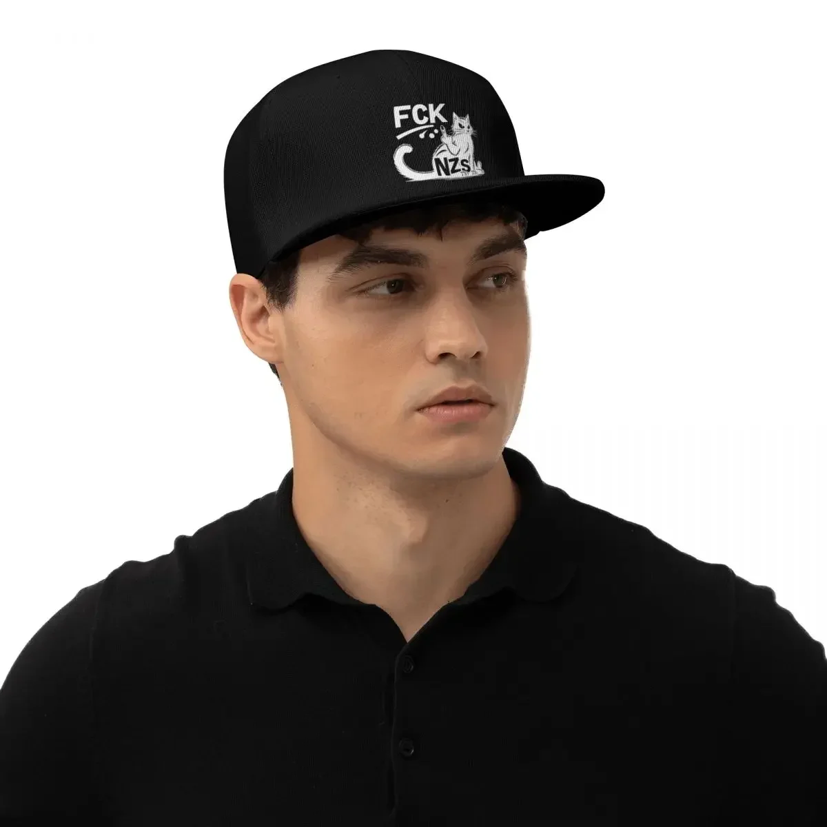 Fck Nzs Statement With Proud Cat Baseball Caps Snapback Fashion Baseball Hats Breathable Casual Casquette Outdoor for Unisex