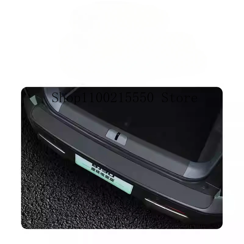 4 قطعة عتبة السيارة خلف الباب ل BAIC bj30 2024-25 ملصقات ل محرك BAIC المضادة للخدش حامي ملصق لاصق لامع ورائع اكسسوارات التصميم