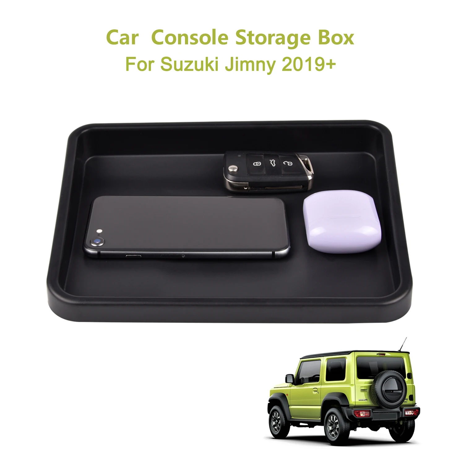 For Suzuki Jimny 2019 2020 2021 Organizador Coche Dashboard Console Storage Box Organizer Interior Accesorios Para Vehículos