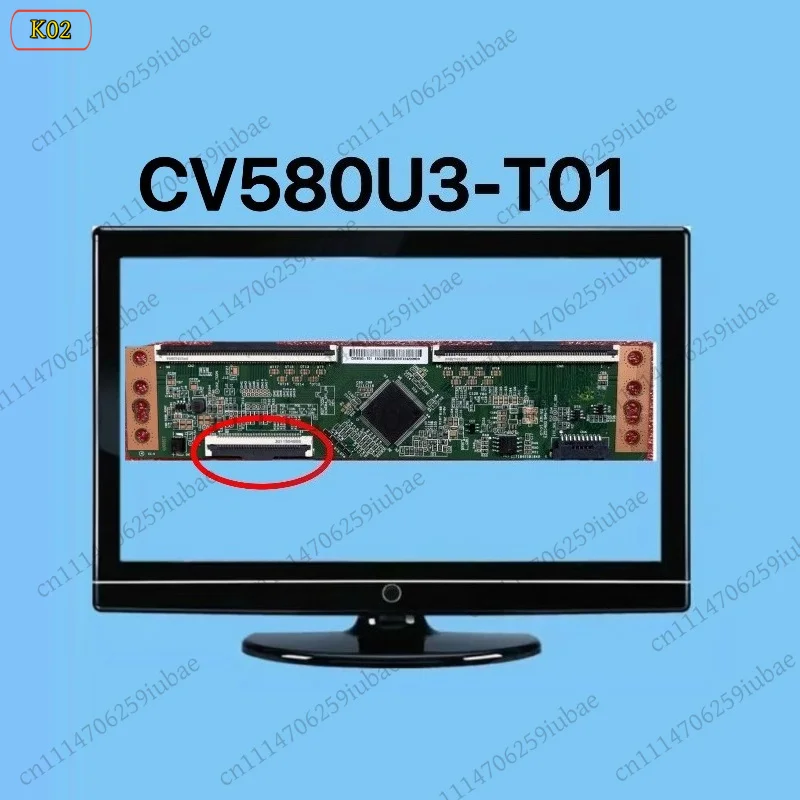 LJ_CV580U3‑T01 T‑Con Logic Board, 58 Inch 4K TV Replacement Spare Parts