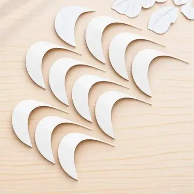 

10pcs Plastic Hat Brim Insert 15.4x5.2cm White Cap Accessories Baseball Shaper Liner Visor Support Sun Hat