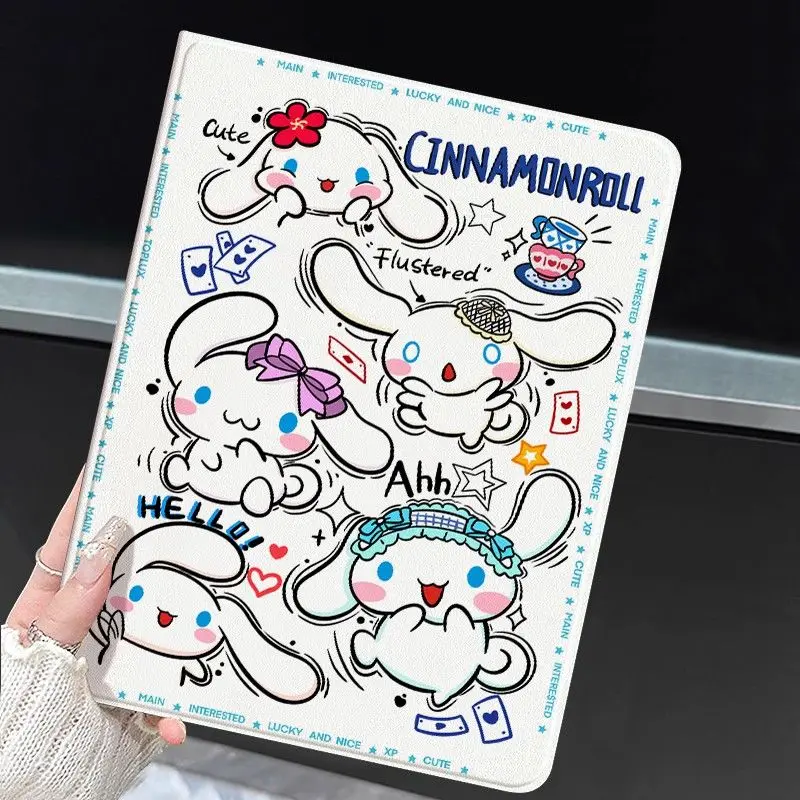 

Чехол для планшета с рисунком Cinnamoroll для Redmi Pad SE Pad Pro 12,1 дюйма Xiaomi Pad 5 6 7 6SPro 7Pro 11,2, защитный чехол в откидном стиле