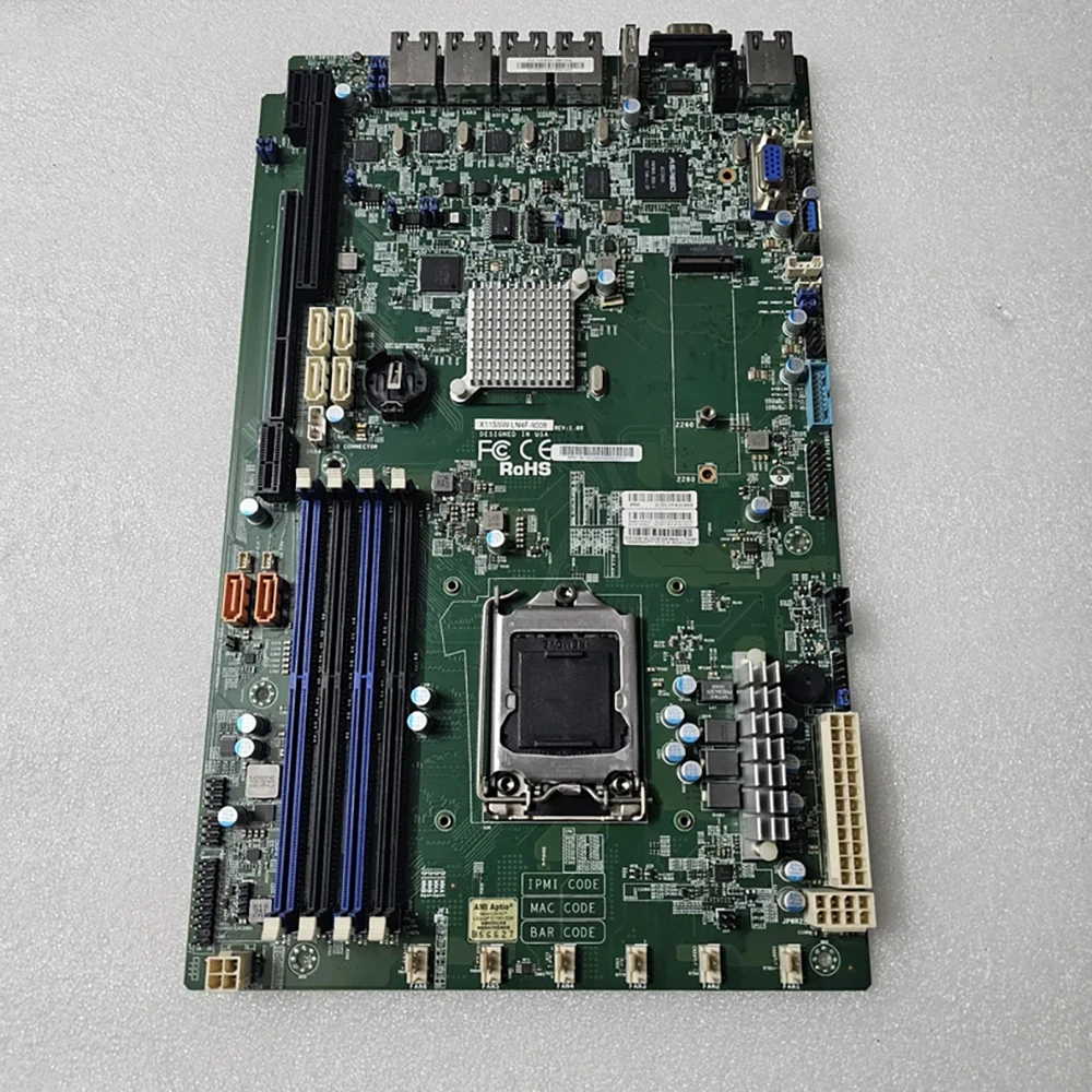 LGA1151 Industrial control motherboard X11SSW-LN4F-II008 REV.1.0