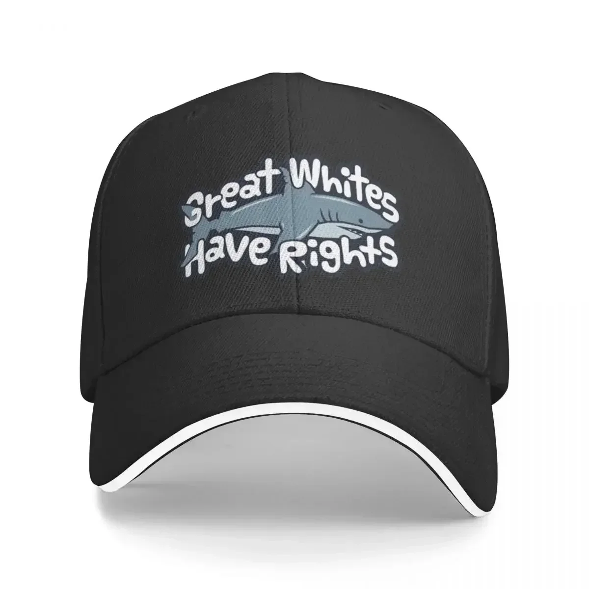 Shark Great Whites Have Rights High Qualiy Baseball Caps Men's Coquette Outdoor Female Snapback Cap Cool Dad Hats