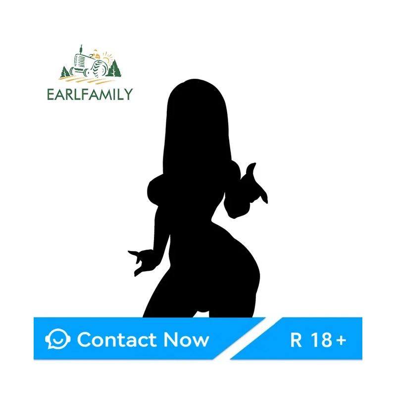 EARLFAMILY Brave Nagatoro Car Stickers Attractive Creative Decals Occlusion Scratch Suitable For Auto Storage Flask Water Bottle