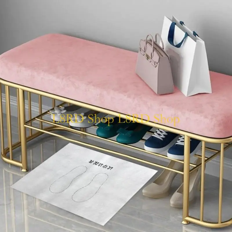 l8rd-50-pieces-disposable-shoe-fitting-carpet-non-woven-slip-resistant-practical-design-for-shoe-store-home-and-business-use
