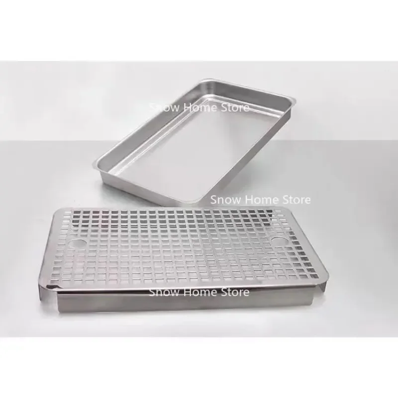 304 Stainless Steel Drip Tray, Beer Dispenser Drain Pan, Automatic Wine Cabinet Receiving Tray, Bar Special Serving Tray