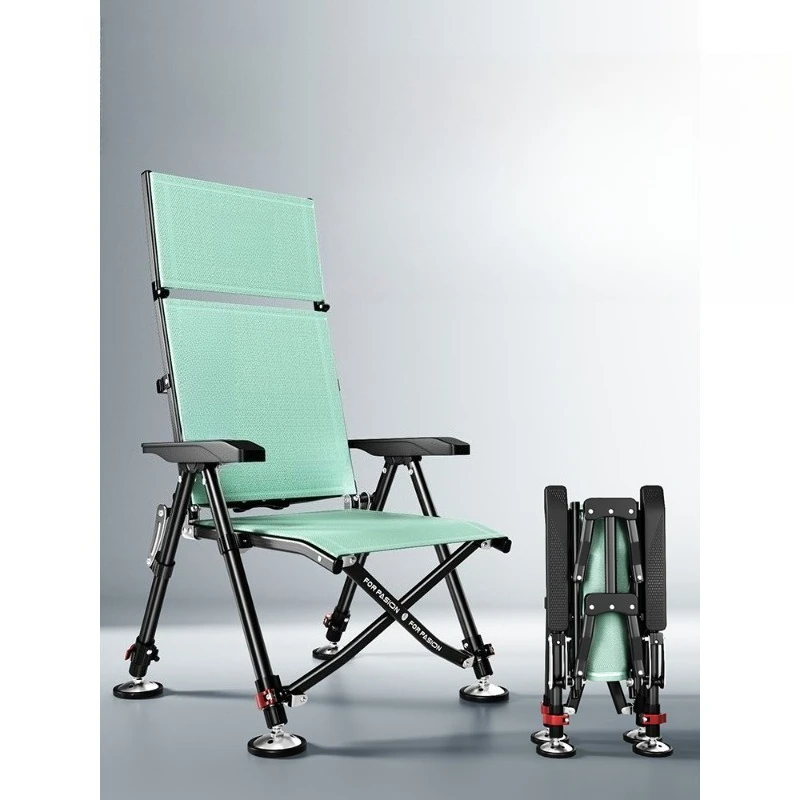

2025 new all-terrain folding chair portable European fishing chair outdoor wild fishing leisure chair fishing stool