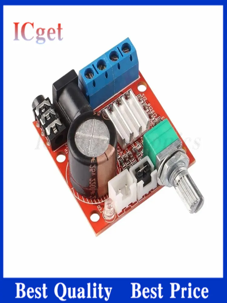 12V Mini Hi-Fi PAM8610 Audio Stereo Amplifier Board 2X10W Dual Channel D Class Lowest Price