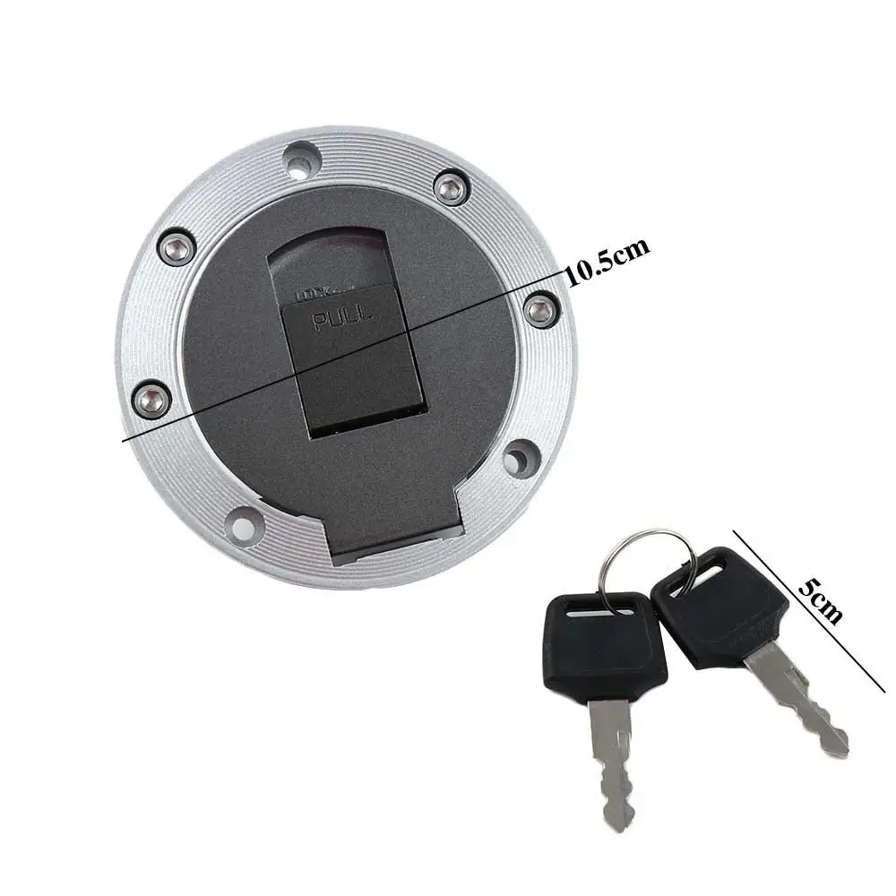 

Universal For YZF 600 750 XJR1200 XJR400 Stainless Steel Motorbike Oil Tank Cap With 2 Keys Motorcycle Gas Tank Cover Fuel Cap